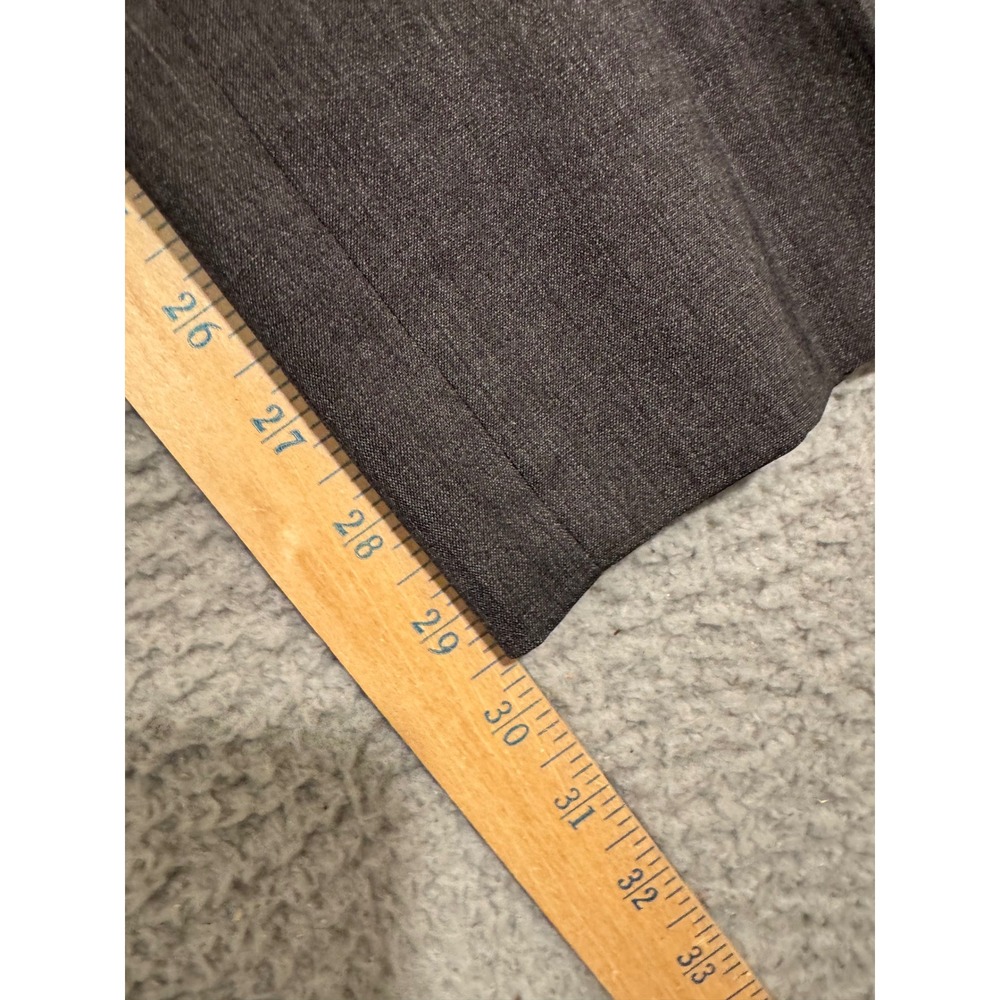 Hugo Boss James Brown US Mens 36R Charcoal Grey Virgin Wool Blend Dress Pants - Picture 5 of 6